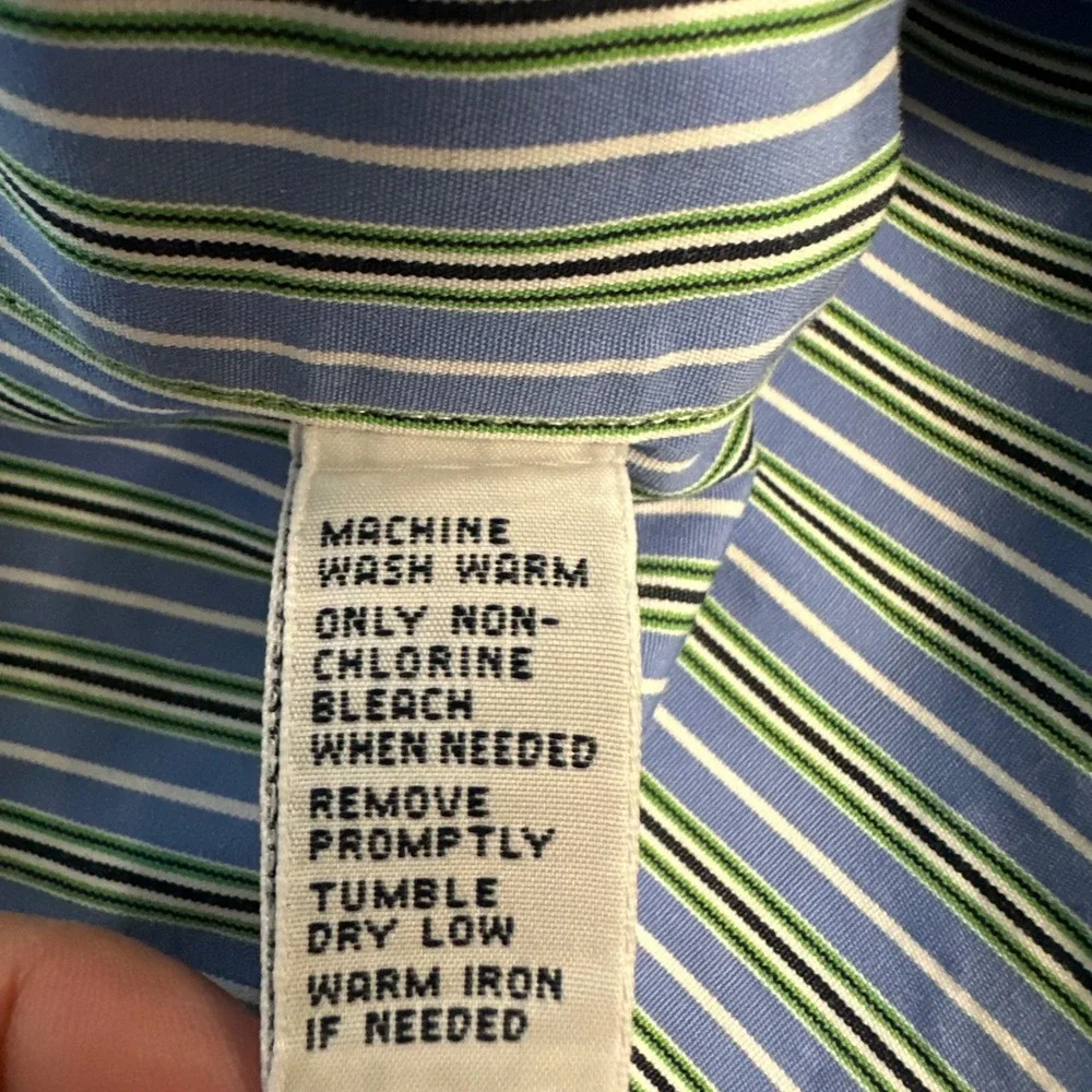 Polo Ralph Lauren‎ Button Up Mens Sz 15.5 32/33 Regent Classic Fit Striped Shirt